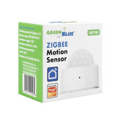 Czujnik ruchu bezprzewodowy Zigbee Tuya GreenBlue GB740, Android/iOS/,CR2450 DC 3.0V, zakr. detekcji 120° / do 8m
