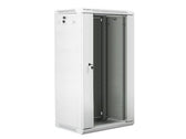 Szafa instalacyjna Rack wisząca 19" 22U 600x450 szara Lanberg (flat pack)