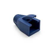 Osłonka DIGITUS na wtyk RJ45 (w opak. 10 szt.), niebieski, do kabli o dużej średnicy (do 7,5 mm)