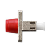 Adapter światłowodowy hybrydowy Qoltec LC/UPC-FC/UPC simplex SingleMode