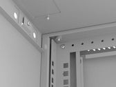 Szafa instalacyjna Rack wisząca 19" 4U 540x350 szara Drzwi przeszklone Lanberg (flat pack)