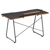 Biurko gamingowe z półką na monitor NanoRS RS170, 50kg max, wysokość 850mm, czarne