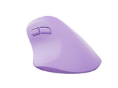 Mysz bezprzewodowa Natec Crake 2 Bluetooth 5.2 + 2.4GHz 2400DPI wertykalna pure lavender