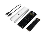 Obudowa SSD zewnętrzna Natec Rhino M.2 NVMe Lite USB-C 3.2 Gen 2 Arctic Silver