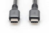 Kabel połączeniowy DIGITUS PREMIUM USB 4.0 Typ USB C/USB C M/M 20Gbps PD 3.0 60W 8K 30Hz czarny nylon 3m