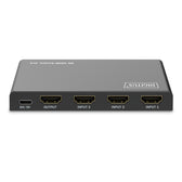 Przełącznik/Switch DIGITUS HDMI 3x1, 8K/60Hz (4:4:4) z HDR, 48 Gbps, HDCP 2.3