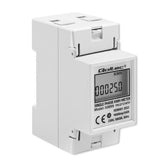 Miernik zużycia energii Qoltec na szynę DIN | jednofazowy elektroniczny licznik | 230V | LCD | 2P