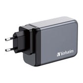 Ładowarka sieciowa Verbatim GaN GNC-240 3xUSB-C PD (140W+100W+65W) 1xUSB-A QC 3.0