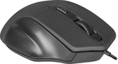 Mysz przewodowa Defender DATUM MB-347 optyczna 1600dpi 4P czarna