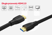 Kabel HDMI Unitek C11068BK High Speed HDMI 2.0, 4K 60Hz, 7m