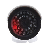 Atrapa kamer tubowych Maclean IR1800 WT, zestaw dwóch, diody IR LED, biała, zasilanie 2xAA (brak w zestawie), ABS