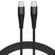 Kabel USB Typ C Savio CL-160 USB TYP C – USB TYP C 100W, 3A, QC, PD, 2m, czarny