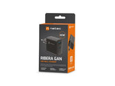 Ładowarka sieciowa, Ładowarka do laptopów Natec Ribera Gan 1x USB-A + 1x USB-C 45W czarna