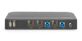 Przełącznik KVM DIGITUS 2 portowy HDMI 4K 60Hz 2xUSB audio IR