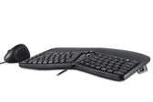 Zestaw przewodowy klawiatura+mysz Perixx PERIDUO-406 Ergonomic czarny