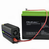 Przetwornica napięcia Qoltec Monolith 600 MS Wave | 12V na 230V | 300/600W | USB