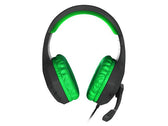 Słuchawki z mikrofonem Genesis Argon 200 Gaming czarno-zielone