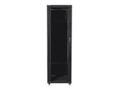 Szafa instalacyjna Rack stojąca 19" 42U 800x1000 czarna Lanberg (flat pack)