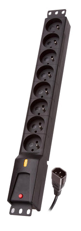 Listwa zasilająca Lestar LZRM  810  BW  G-A K.:CZ  1,5M IEC320