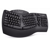 Klawiatura przewodowa Perixx PERIBOARD-512 Classic Ergonomic, czarna