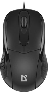 Mysz przewodowa Defender STANDARD MB-580 OPTICAL 1000dpi 3P czarna kabel 1.8 m
