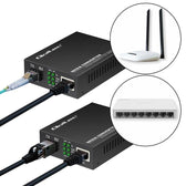 Switch niezarządzalny Qoltec Dwukierunkowy Media Konwerter 1x RJ45 1x SFP | 1000Mb/s | 5V