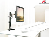 Uchwyt biurkowy do monitora Maclean MC-717 13-27" 8kg aluminiowy max VESA 100x100