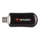 Pendrive Verbatim Plectra 64GB USB-C 3.0 Black