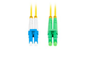 Patchcord światłowodowy Lanberg SM LC/APC-LC/UPC DUPLEX 3.0mm LSZH G657A1 2m żółty