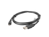 Kabel USB 2.0 Lanberg micro AM-MBM5P 1m czarny