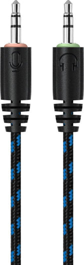 Słuchawki z mikrofonem Defender SCRAPPER 500 Gaming niebiesko-czarne + adapter 4 pin + GRA