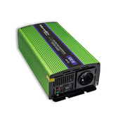 Przetwornica napięcia Qoltec Monolith | ładowanie baterii | UPS | 300W | 600W | 12V na 230V | Czysty Sinus