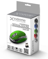 Mysz bezprzewodowa Extreme 3D Harrier optyczna 2.4 GHz zielona
