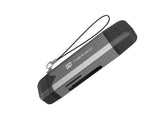 Czytnik kart Natec Scarab 3 USB-A + USB-C SD/MICRO SD USB 3.1 Gen 1 Szary