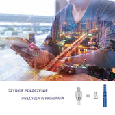 Złącze światłowodowe Qoltec FC/PC | Singlemode | 3.0mm | Zestaw montażowy | 200szt.