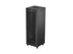 Szafa instalacyjna Rack Lanberg stojąca 19" 47U 800x800 czarna drzwi perforomowane LCD (flat pack)