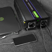 Przetwornica napięcia Qoltec Monolith 4000 MS Wave | 12V na 230V | 2000/4000W | USB