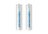 Akumulatorki AAA Esperanza 1000mAh 2szt. białe