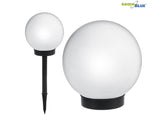 Lampa solarna GreenBlue GB123 wolnostojaca ogrodowa - kula 20x20x53cm, bialy LED