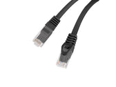 Patchcord Lanberg UTP kat.6 1,5m LSZH CU fluke passed czarny
