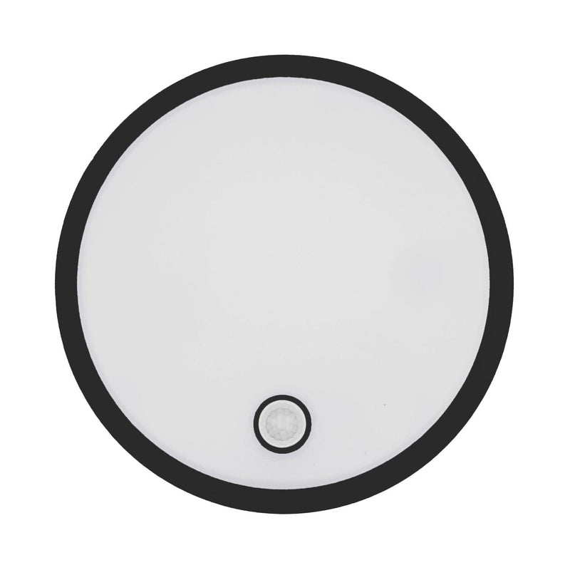 Lampa LED z czujnikiem ruchu Maclean MCE535 B, czujnik PIR, czarna, 10W/15/18W, IP65, możliwość zmiany barwy 3000/4000/6000K