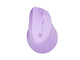 Mysz bezprzewodowa Natec Crake 2 Bluetooth 5.2 + 2.4GHz 2400DPI wertykalna pure lavender