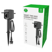 Gniazdko podwójne inteligentne Woox Smart zewnętrzne IP44 Wi-Fi