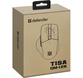 Mysz bezprzewodowa Defender TISA GM-126 optyczna 1600dpi 2.4 GHz + Bluetooth biało-niebieska RGB AKUMULATOR 6 przycisków Gaming