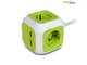 Listwa zasilająca przedłużacz GreenBlue GB118 MagicCube poczwórne gniazdo prądowe, 2 wejścia USB 1,4m