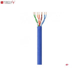 Kabel instalacyjny TechlyPro skrętka Cat6 UTP 4x2 drut CCA 305m, niebieski