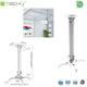 Ramię do projektora Techly 55-90 cm. 13,5kg, sufitowe, srebrne