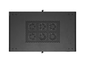Szafa instalacyjna Rack Lanberg stojąca 19" 22U 600x1000 Czarna drzwi perforowane (flat pack)
