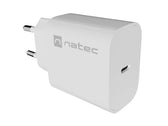 Ładowarka sieciowa Natec Ribera 1x USB-A 20W biała