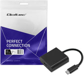 Kabel adapter Qoltec przejściówka USB-C 3.1 | HDMI | 4K | MHL